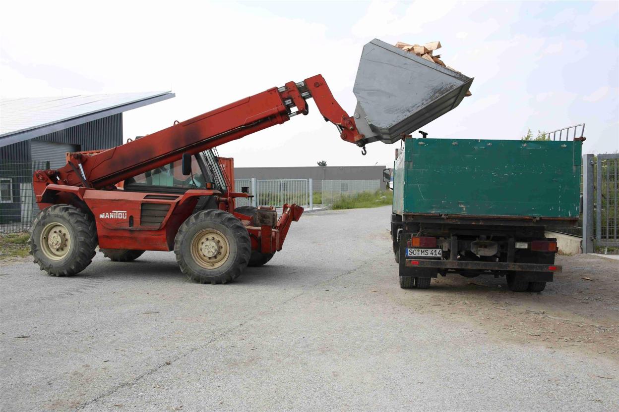 Manitou im Einsatz